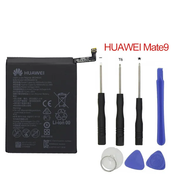 Хуа Вэй Замена телефон батарея HB396689ECW для Huawei mate 9 коврики 4000 мАч | Мобильные