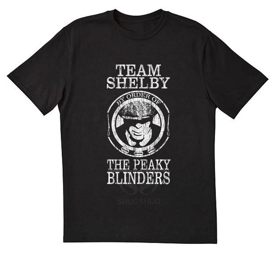 Peaky blinders T Shirt Men Short Sleeved Cotton Tops T Shirts Printed ...