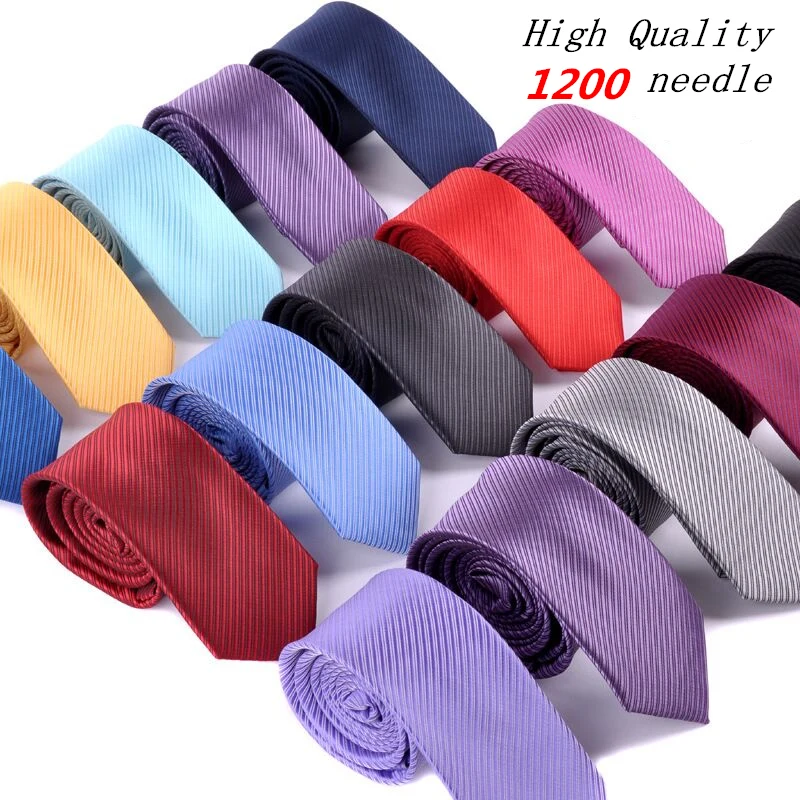 

High quality 8cm silk slim ties for men royal blue men's solid purple neckties gravatas de seda man lote