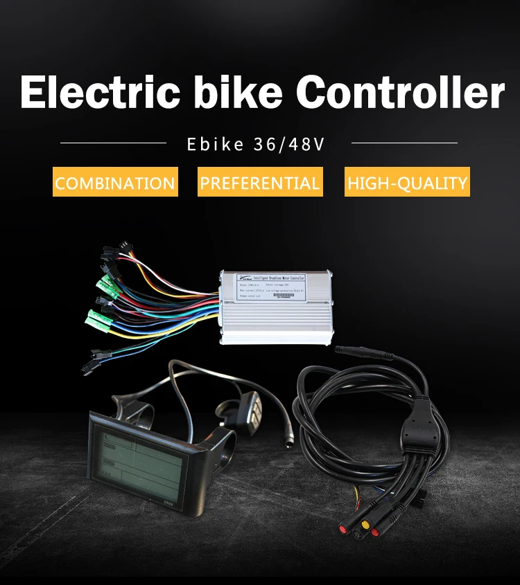 Jueshuai e-bike 48 в 36 в 500 Вт контроллер электрического велосипеда ЖК-дисплей синусоида стабильный Электрический контроллер для мотороллера