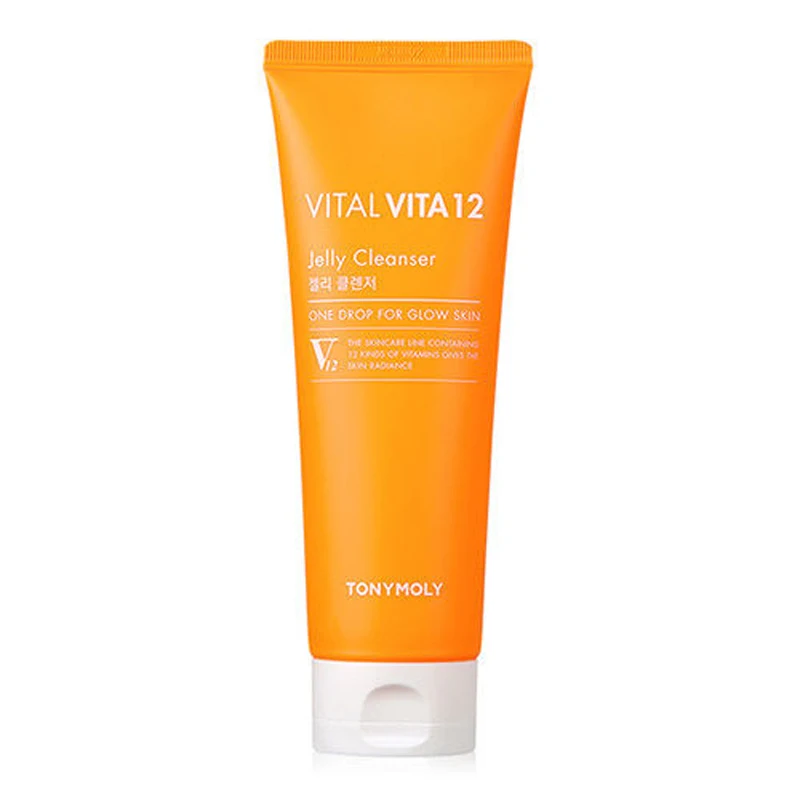 

Korean Cosmetics Vital Vita 12 Jelly Cleanser 150ml Facial Cleanser Moisturizing Oil Control Remove Blackhead Face Cleaning