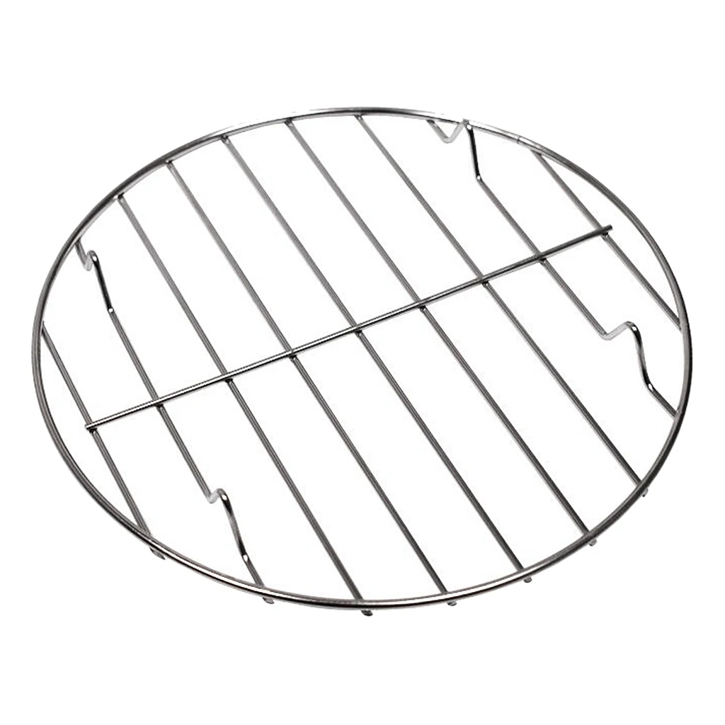 Set of 2 Heat Resistance Steel Wire BBQ Grate Grids Cooking Meshes,25cm,for Baking Pan, Oven Safe, Roasting, Drying, Grilling
