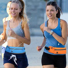 Fashion Outdoor Men Women Waist Packs Bags Unisex Sport Running Waist Bag Nylon Waistband Small Travel Belt Bag