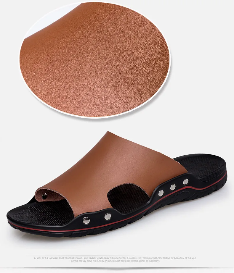 POLALI/брендовые летние мужские шлепанцы; сандалии на плоской подошве; повседневные пляжные вьетнамки; нескользящие домашние тапочки; большой размер 48
