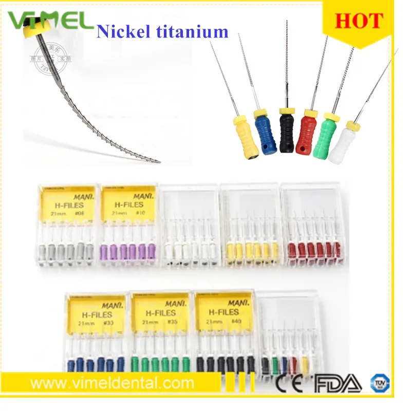 10 кор./лот Стоматологический материал нити K/H файл с фокусным расстоянием 25 мм/21 мм 15-40 Эндодонтический Intruments стоматологический инструмент