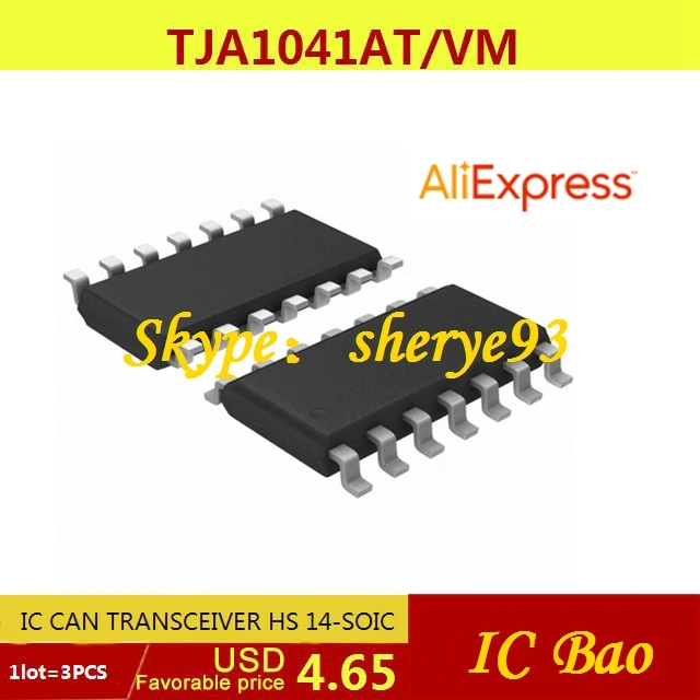 Free Shipping Diy Integrated Circuits TJA1041AT/VM,518 IC CAN