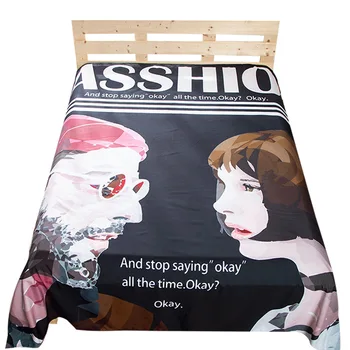 

Man and Woman Design Cartoon 3D Cats Printed Bedding Sets Comforter Sheet High Quality Single Piece Twin Full Queen King Size