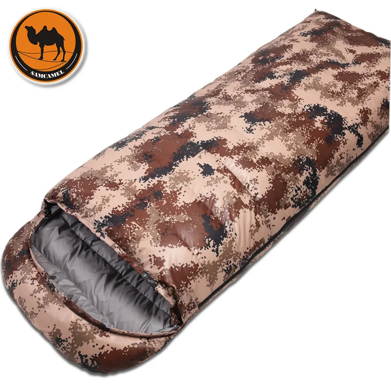 

Desert camouflage & digital camouflage duck down envelope sleeping bag outdoor adult camping lunch sleeping bag