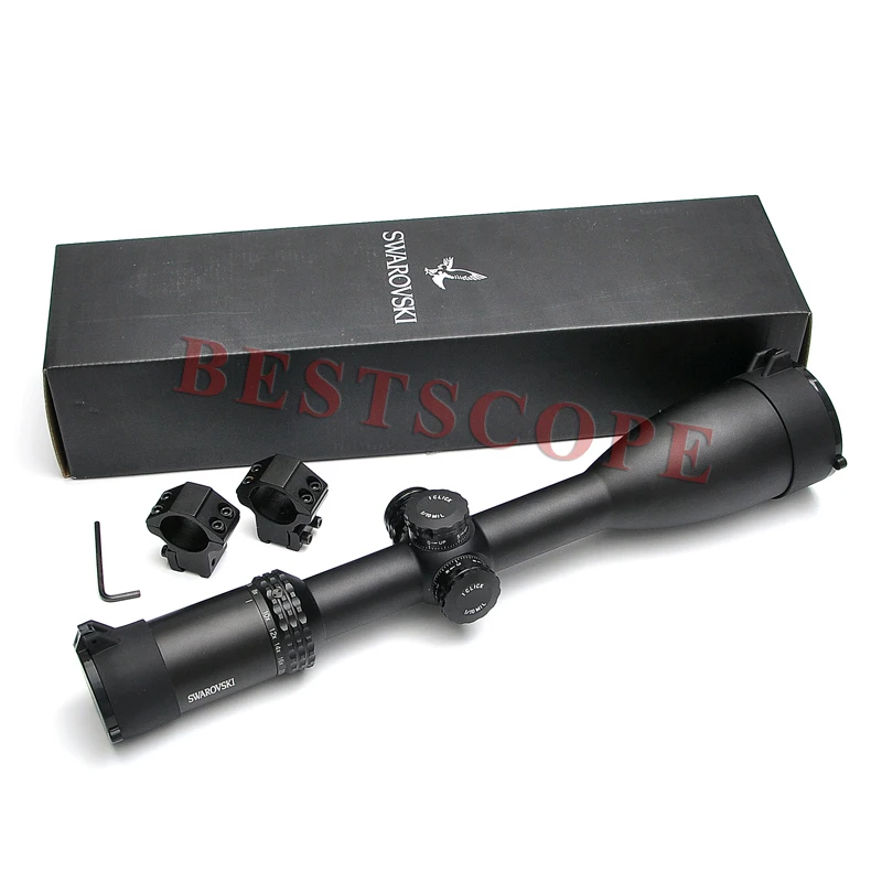 

Swarovskl 4-20x56 SFIR Optical Riflescopes Mil Dot Scope Reticle Fiber Sight For Tactical Hunting Air Rifle