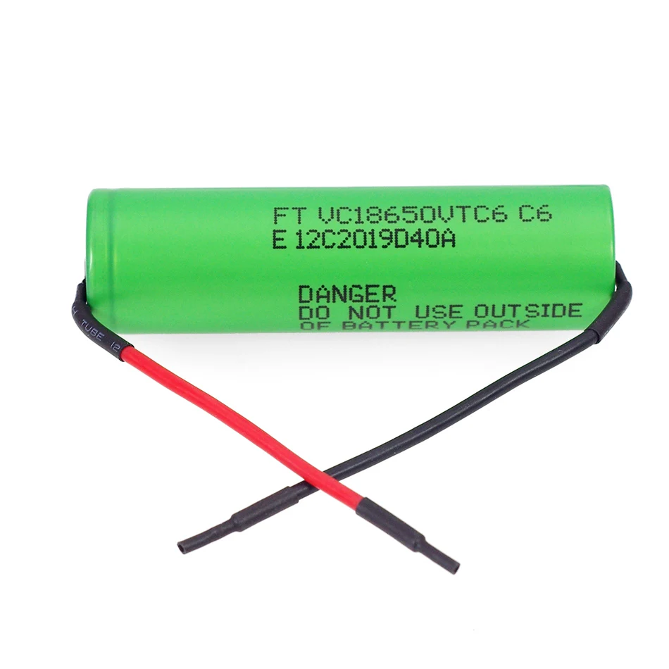 VariCore VTC6 3,7 V 3000 mAh 18650 литий-ионная батарея 20A разрядка VC18650VTC6 инструменты электронные сигареты батареи+ DIY линия