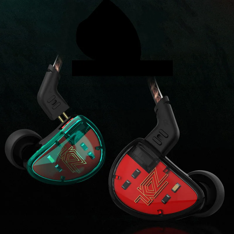 

1 Pair 5BA HiFi Stereo In-ear Working Earphone Mic High Resolution Earbuds SL@88