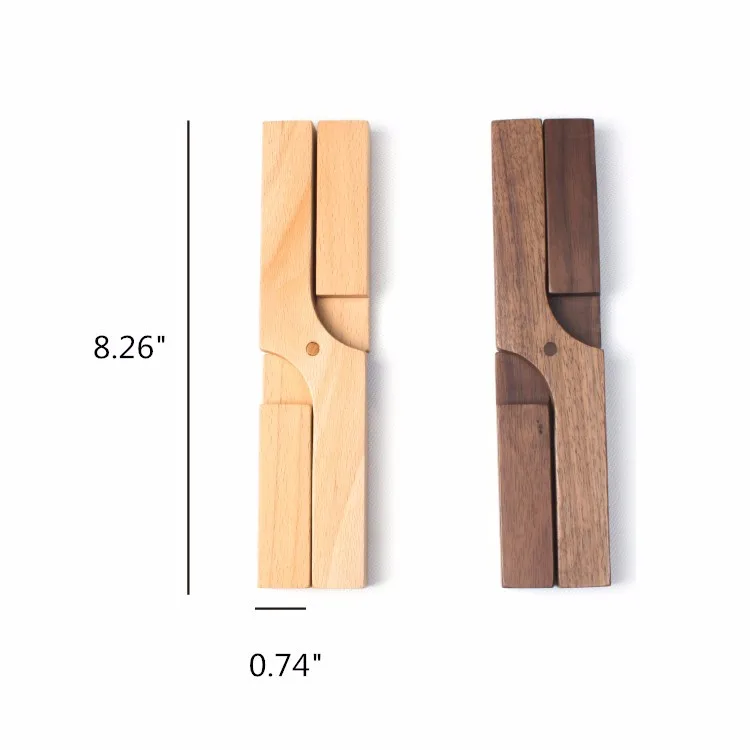 1 Set Heat Insulation Table Mats Wooden Pad Tableware Black Walnut Placemats Rou