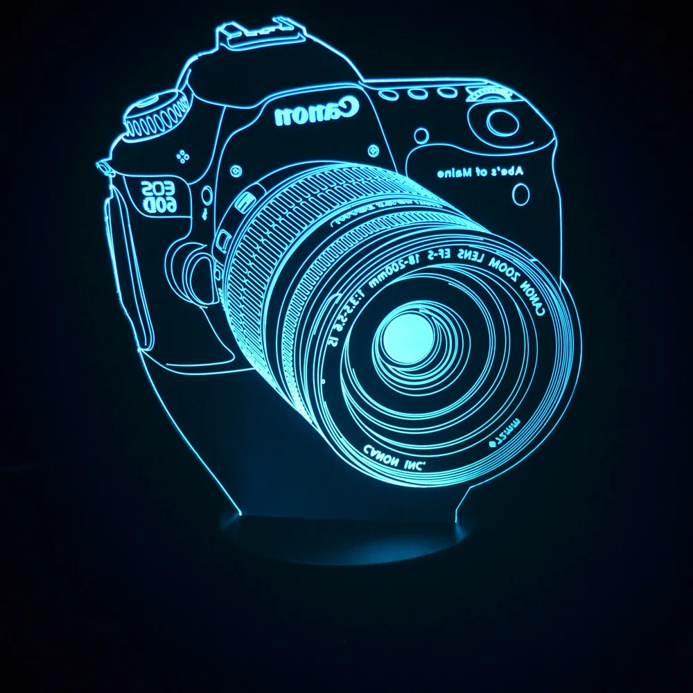 Color-Changing-3D-Table-Lamp-Camera-LED-Night-Light-Methacrylate-plate-Desk-Lampe-Atmosphere-bulbing-light