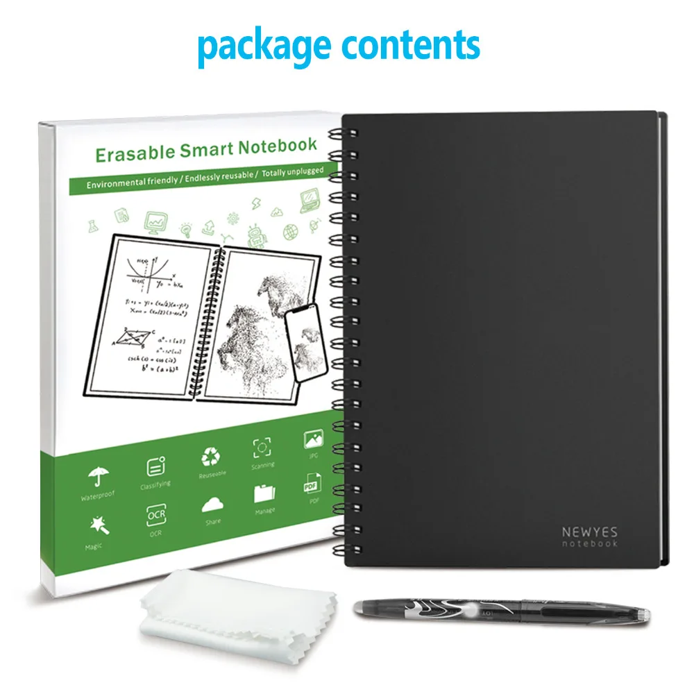 NEWYES Dropshipping Smart Reusable Erasable Notebook Paper Microwave
