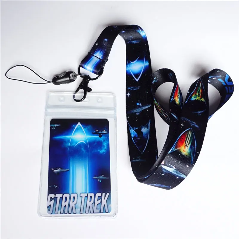 

Movie Star Trek Key Chains Neck Strap Lanyards for keys Mobile Phone Straps Rope ID Card Gym Hang Rope Lariat Cosplay Around