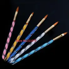 5 шт./компл. УФ гель акриловый порошок для ногтей пять размеров высокого качества профессиональная акриловая жидкость для ногтей Ручка кисти