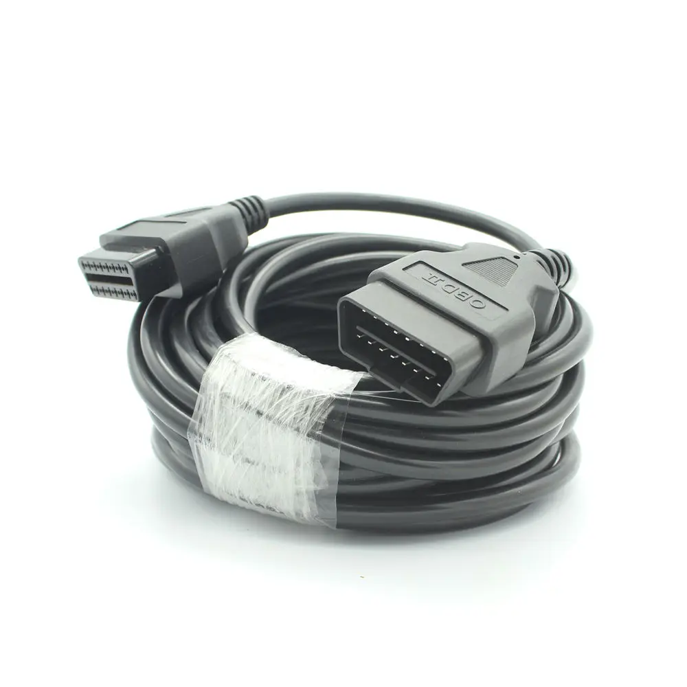 OBD2 16PIN Male to Female Extension Connector Cable