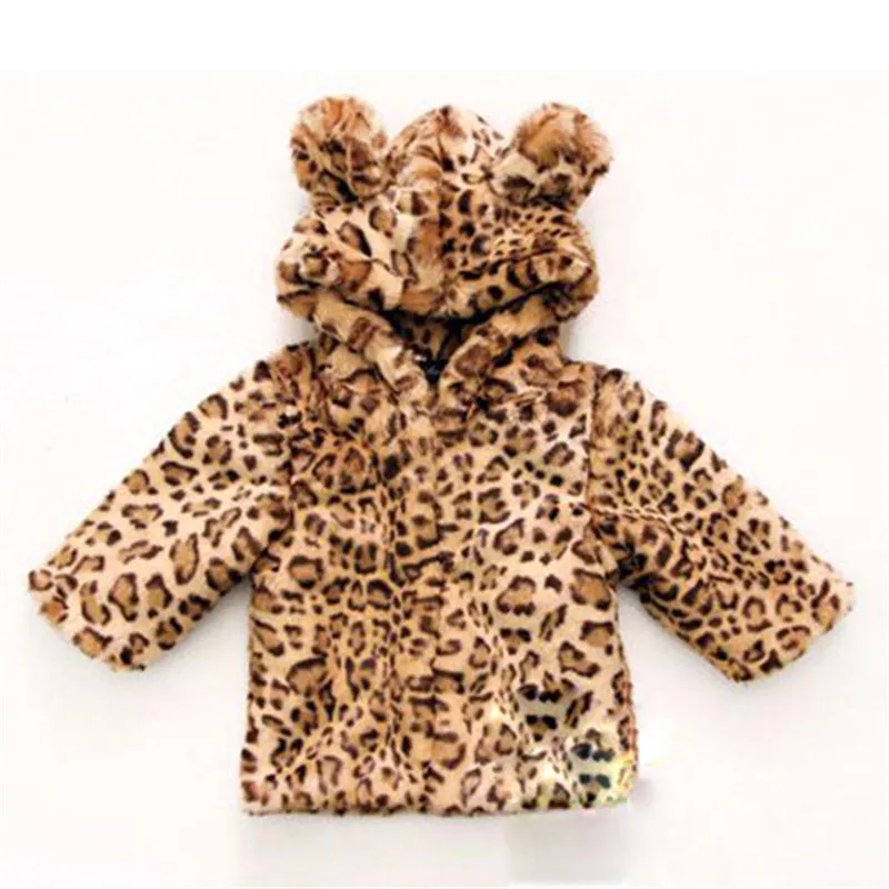 Winter Infant Baby Girl Clothes Faux Fur Coat Warm Kids Jacket Xmas Snowsuit Cotton-padded Children Leopard Print Outerwear P26 Winter Infant Baby Girl Clothes Faux Fur Coat Warm Kids Jacket Xmas Snowsuit Cotton-padded Children Leopard Print Outerwear P26