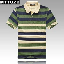 2017 MTTUZB men fashion colorful strip tops men’s casual short sleeve polo shirts male tees clothes man clothes 3 colors