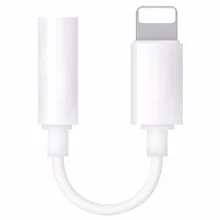 HBUDS IOS 11 12 Headphone Adapter For iPhone 7 8 X AUX Adapter For Lightning Female To 3.5mm Male Adapters Headphone Jack Cable