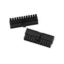 4.2mm 5557 CPU 24Pin ATX Male Connector White Color For PC modding free shipping