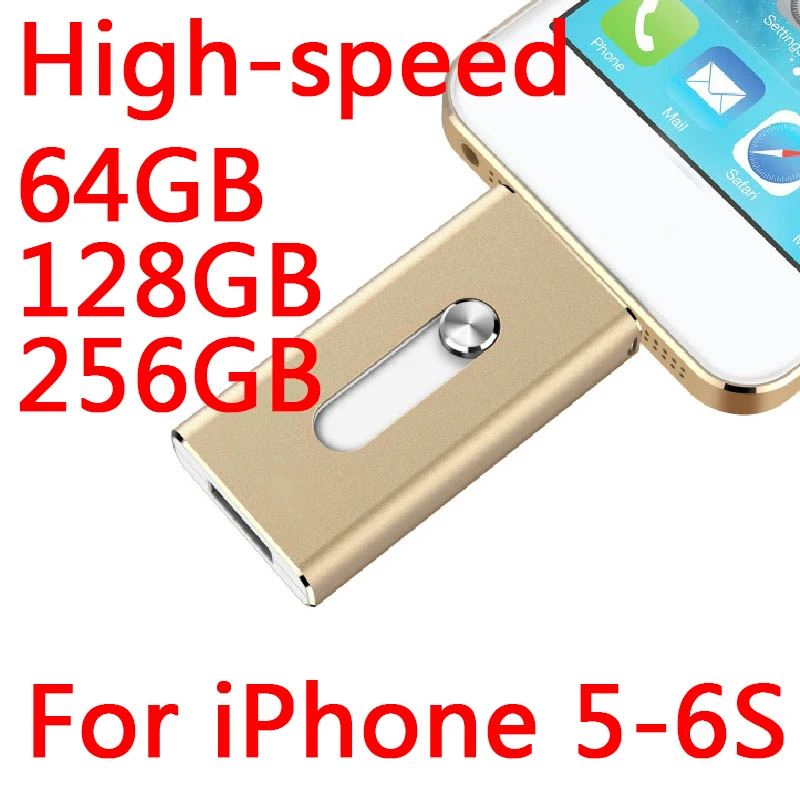 High Speed Lightning Otg Usb Flash Drive 512GB 1TB 2TB For IPhone 5/6/7/7P/8 Plus Cle Usb Stick