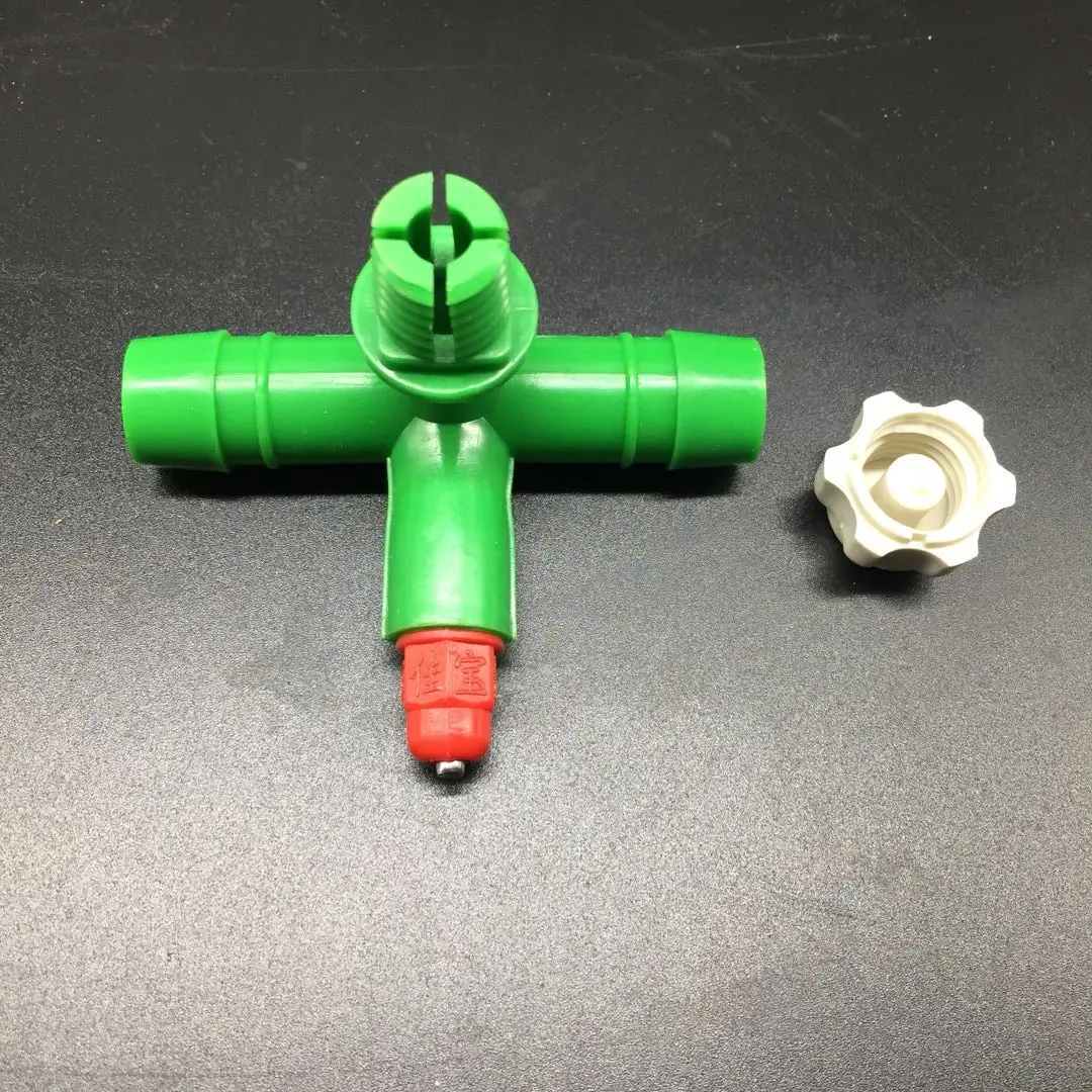 50PCS Chicken Tee Automatic Drinking Fountain Steel Ball Nipple Spout