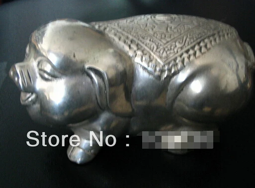 

free shipping bronze copper statue pig twelve Chinese zodiac signs vivid heavy