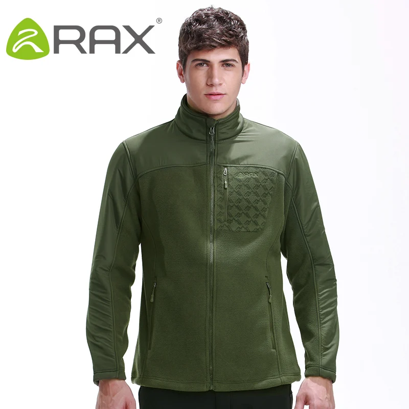 Rax Men Waterproof Windproof Jacket Women Polar Fleece  Outdoor Sports Hiking Jackets Thermal Camping Coats 43-2J053