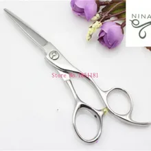 5,5 дюймов "NINAINC" Красота Парикмахерские ножницы Профессиональные Парикмахерские ножницы высокого качества ножницы для резки