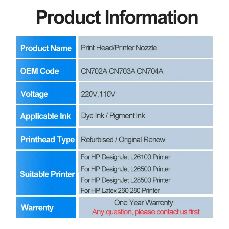 Для hp 792 печатающая головка CN702A CN703A CN704A латекс Печатающая головка для hp Designjet L26100 L26500 L26800 латекс 210 260 280 принтер