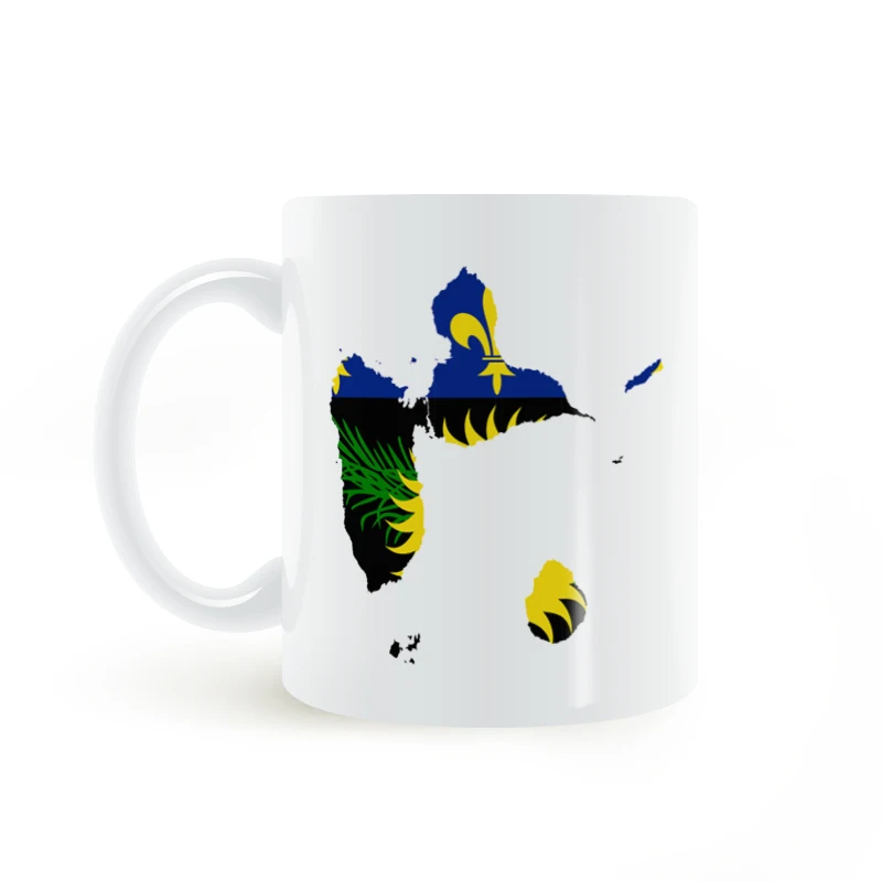 Guadeloupe Mug Coffee Milk Ceramic Cup Creative Gifts 11oz GA1332
