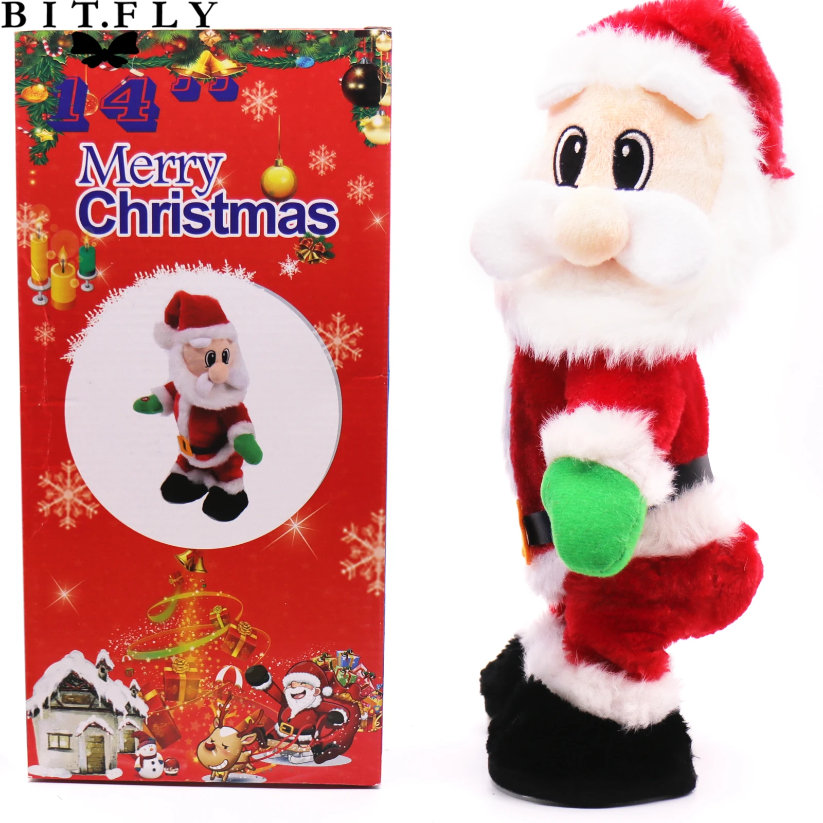 

2019 New Christmas Electric Twerk Santa Claus Toy Music Dancing Doll Xmas navidad Gift Toys Christmas Gifts for Children