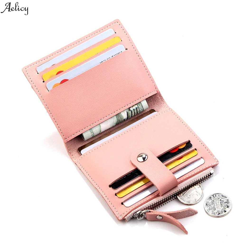 

Fashion Mini Bag Gifts Simple Color High Quality Wallet Women Small Purse Female Money Bag Small Coin Pocket Credit Card 2019