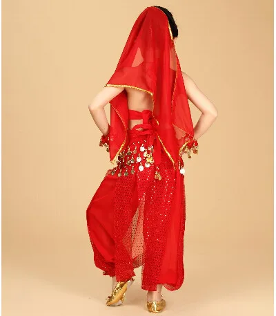 Болливуд танцевальные костюмы Индийский танец живота нарядные платья для Танцев Живота Одежда для танцев для детей для малышей; для детей; для девочек