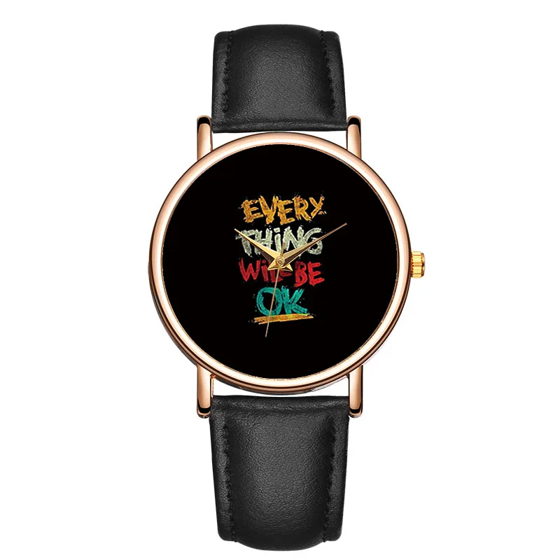 

B-9201 Rose Gold Men Watch BAOSAILI Fancy Letters Professional Designer Quartz Watch Genuine Leather Strap