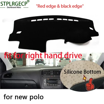 

Right hand drive Double layer Dash Mat Dashmat Dashboard Cover Sun Shade Dash Board Cover Carpet for VW Volkswagen Polo