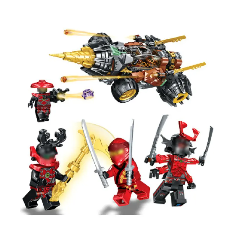

NINJA Model Building Blocks Bricks The Cole's Earth Driller With Figures Compatible LegoINGly Ninjagoes Set Toys For Children