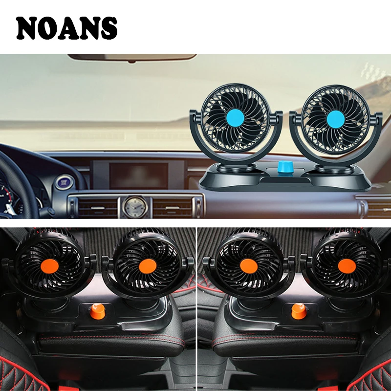 

NOANS Double Head Auto Air Cooler Cars Ventilator Accessories For Renault captur clio 4 Logan Mini Cooper Volkswagen VW Passat