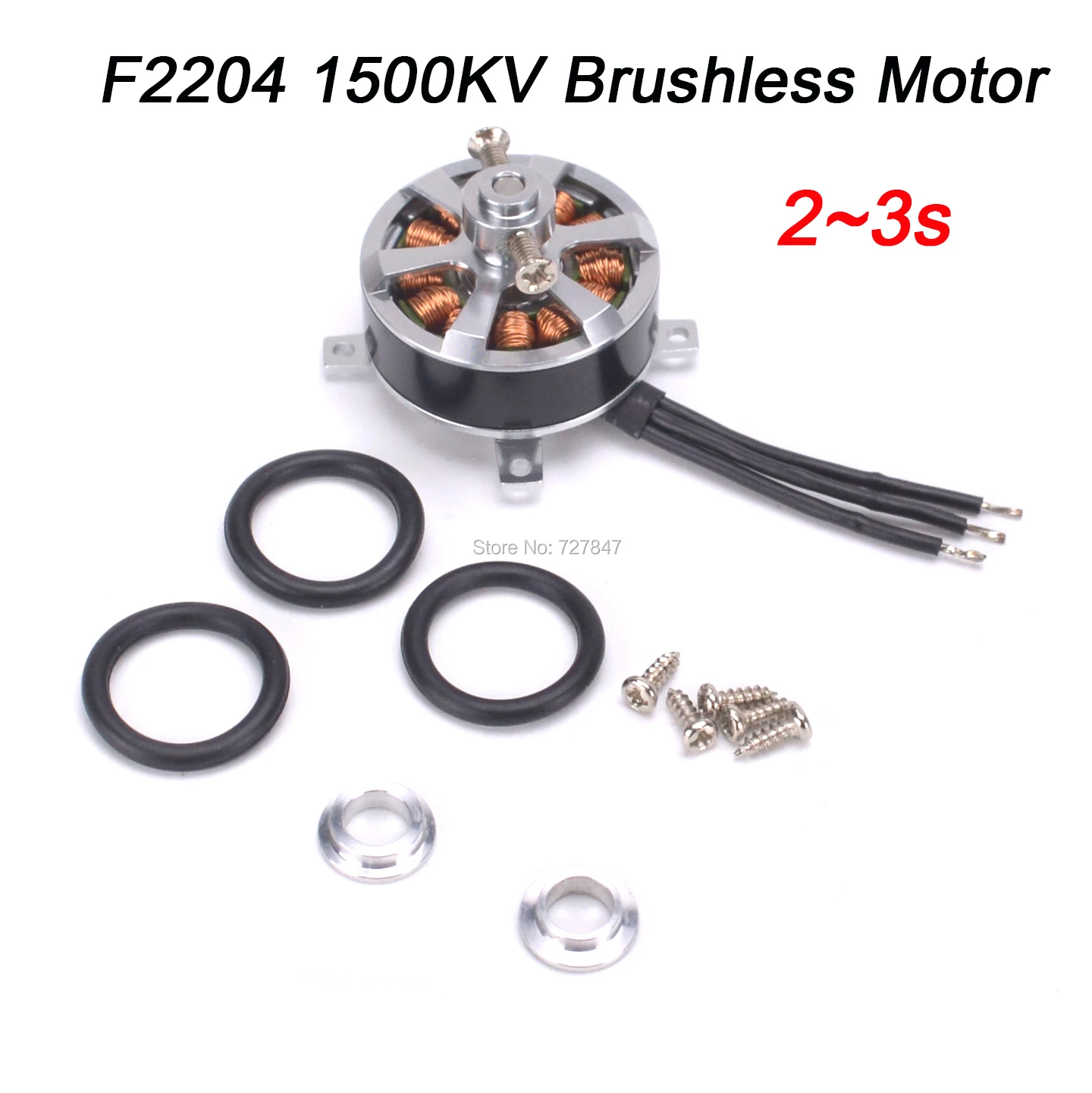 F2204 1500KV Brushless Motor