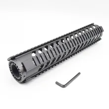 Тактический 1" бесплатный поплавок Quad Rail Монтажная система Key-mod Handguard на стандартной длина карабина AR15 M4 винтовки для Охота