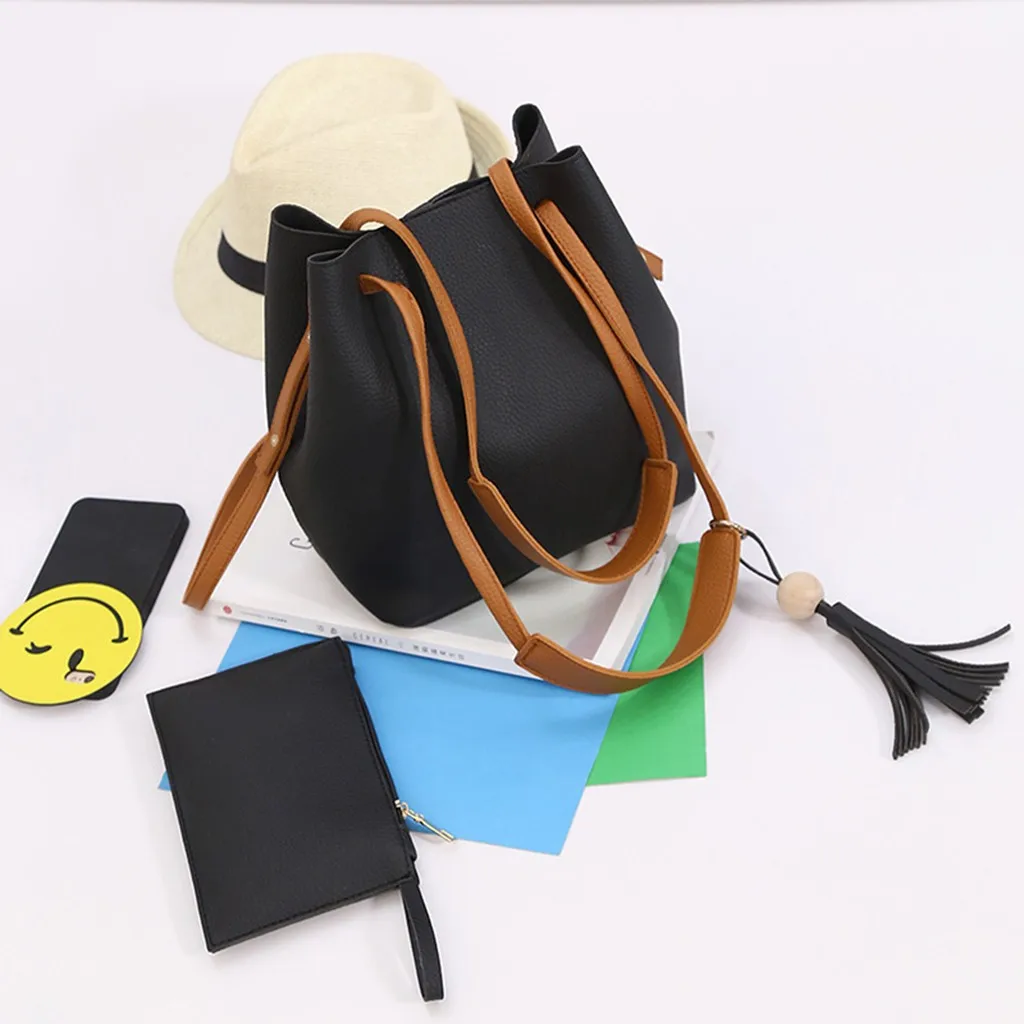 Женский кошелек с кисточками, сумка через плечо, одноцветная сумка через плечо, сумка через плечо, bolsos para mujer#30