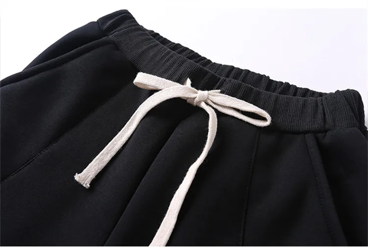 Осенне-зимние женские кашемировые брюки из овечьей шерсти, теплые толстые бархатные брюки для женщин размера плюс 5XL 6xl, повседневные Гаремные тренировочные брюки