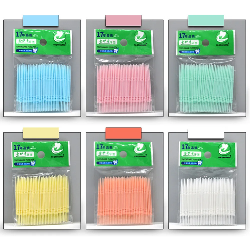

Beauty products Dental care Picks Teeth Toothpicks Stick Tooth Clean Oral Care 100PCS Many colors Home ownership Men And Women
