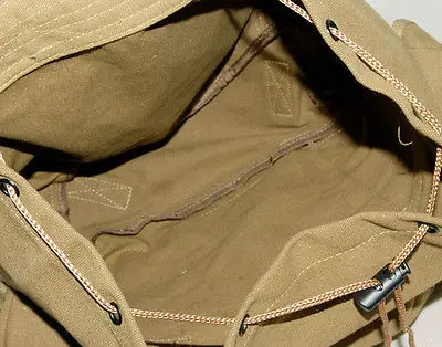 WW2 Collectable Tactical US Army Military Haversack Cotton Webbing Backpack for Travel Camping