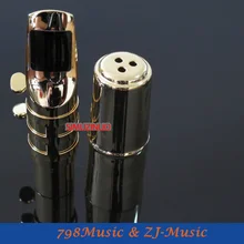 A2 модель 7#-Профессиональные Металлические альт мундштук саксофона с золотым покрытием