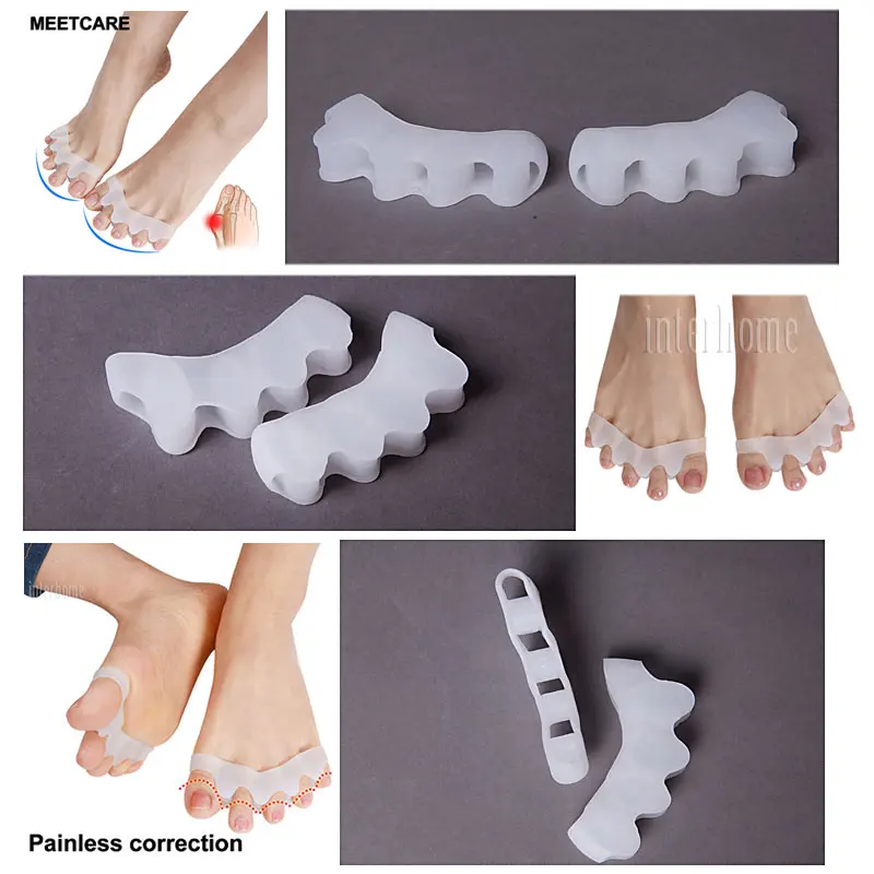 5 пальцы ноги Brace вальгусная коррекция вальгусной деформации перекрывающий молоток разделитель для коррекции ног шина кости ортопедическое устройство уход за ногами