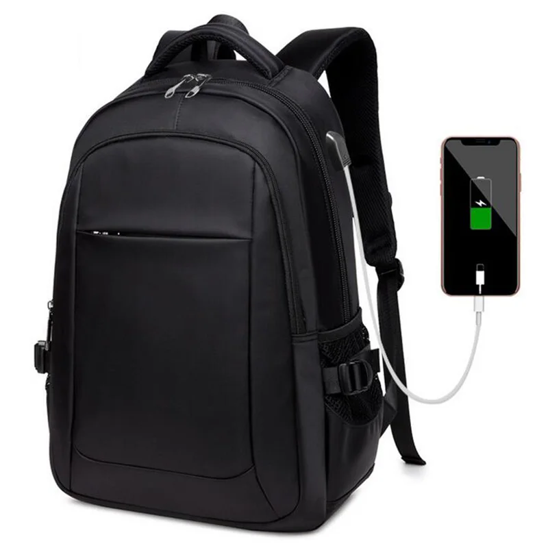 

Men's Backpacks Student Travel Fashion USB Charging School Bag 15.6 Inch Laptop Backpack Casual Business Male Multifunction Bag
