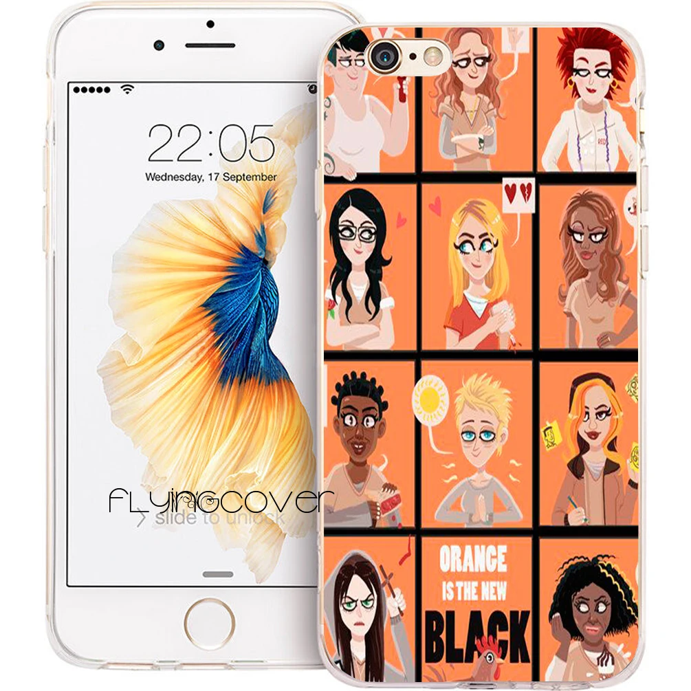 Coque ORANGE-это новые черные прозрачные мягкие силиконовые чехлы для телефонов iPhone XS