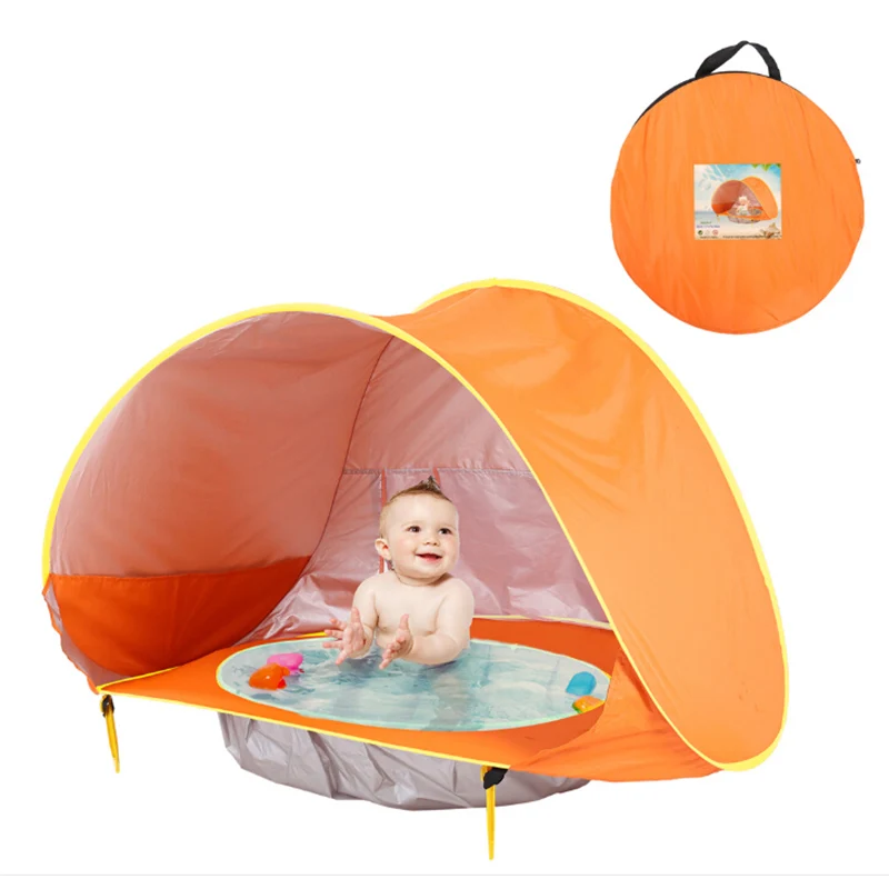 

Hot Baby Play House Tent Toys Portable Build Outdoor Sun Child Swimming Pool Kids Baby Games Beach Tent For Baby Kids